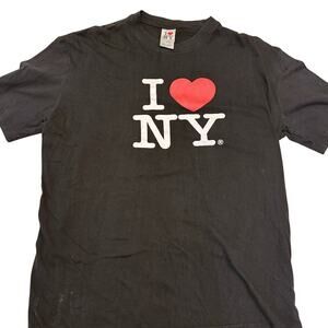 I Love New York Original TShirt Men's Black XL, New York City Tourist Souvenir